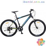 Спортивный велосипед crosser 26" City Life черно синий